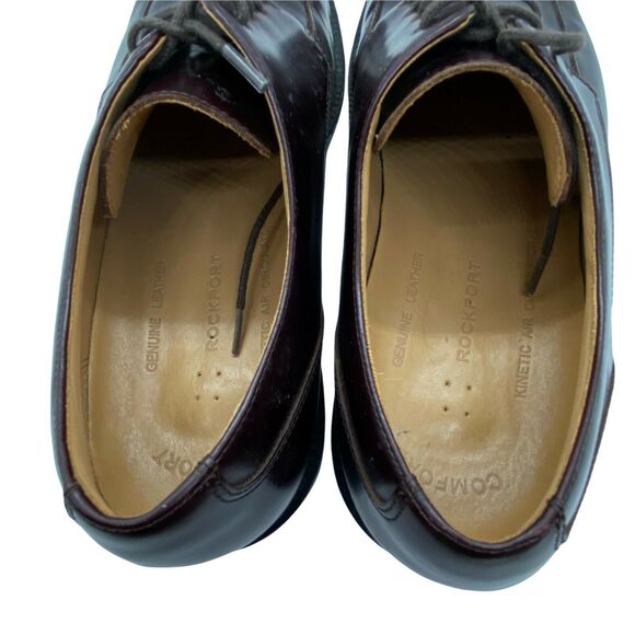 Rockport Oxford Dress Shoes Mens Walker Burgundy Grandpa Split Toe Size 8.5 M main image 15